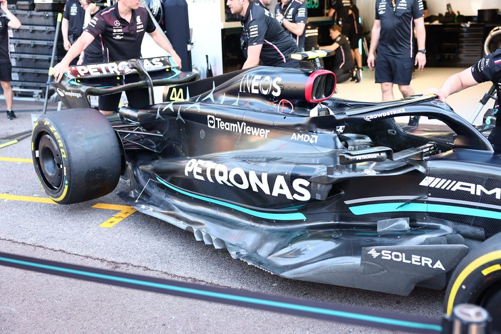 Mercedes W14 technical detail