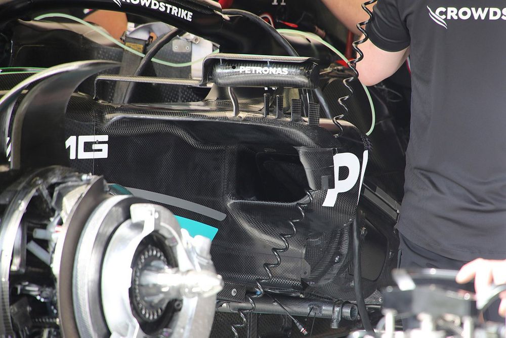 Mercedes W14 technical detail