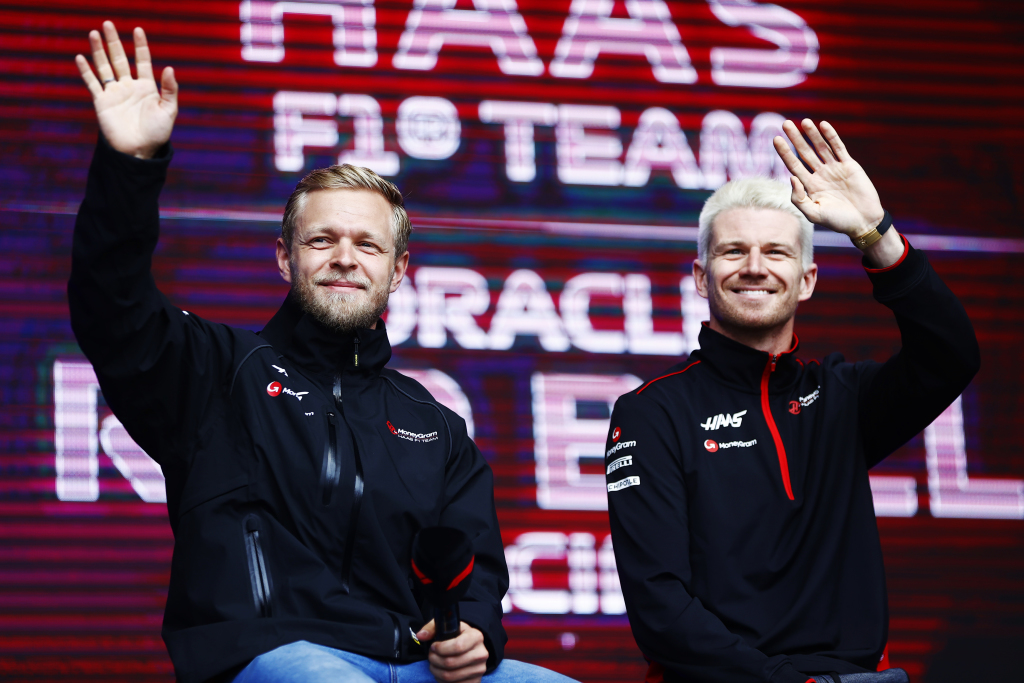 Kevin Magnussen 和 Nico Hulkenberg,速汇金哈斯 F1 车队