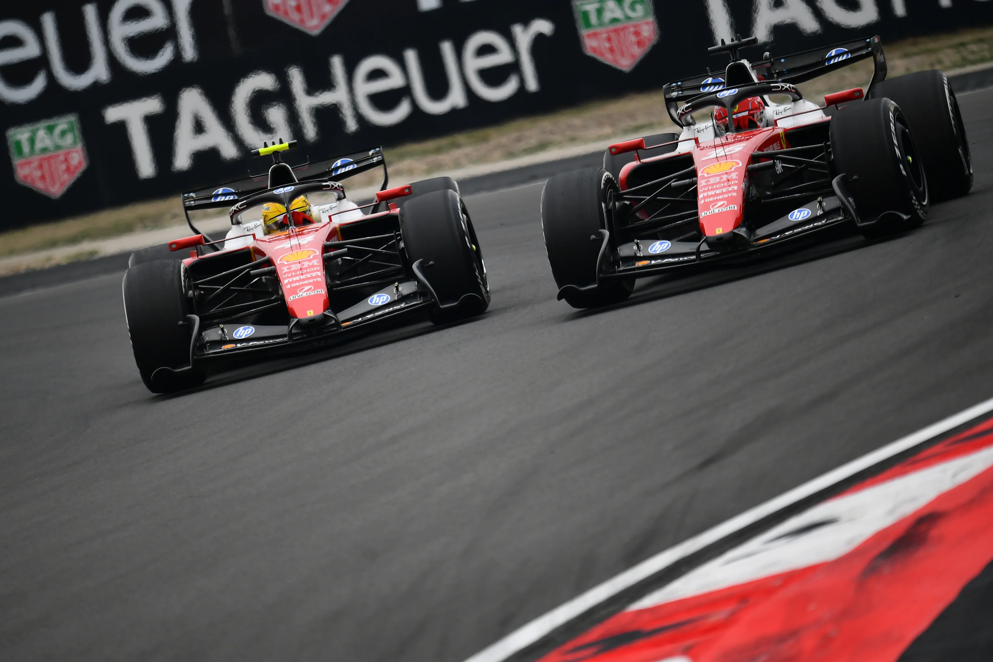 SHANGHAI, CHINA - MARCH 15: Charles Leclerc of Monaco driving the (16) Scuderia Ferrari SF-26 and