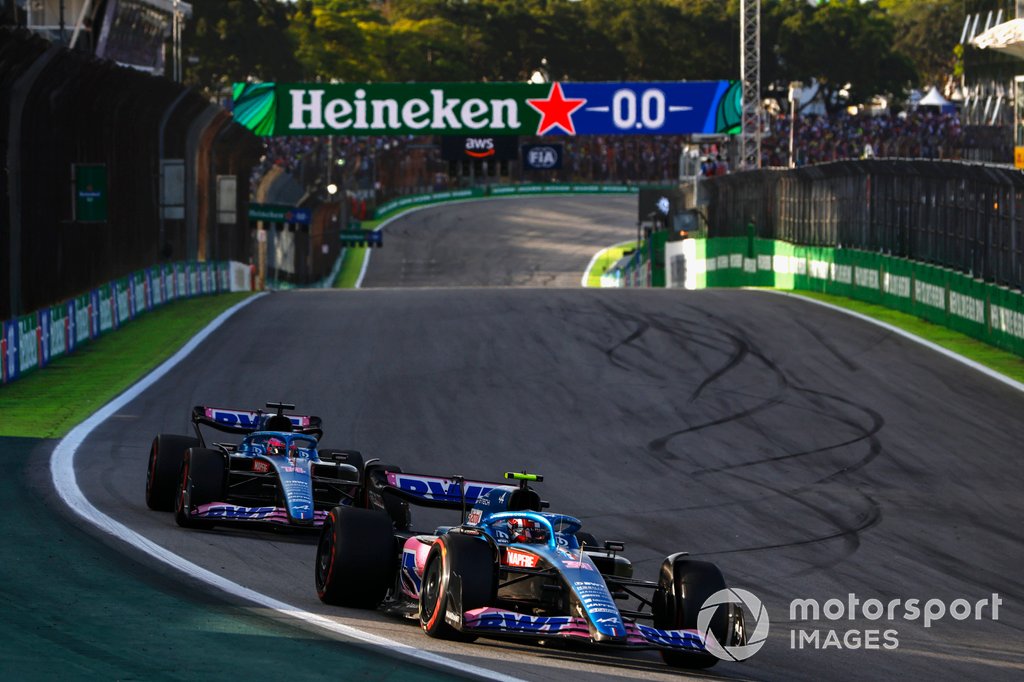Esteban Ocon, Alpine A522, Fernando Alonso, Alpine A522