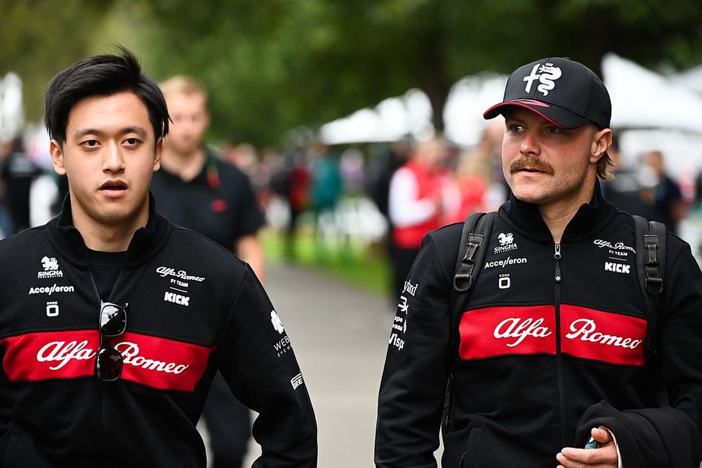 阿尔法罗密欧看到 Zhou 的进步:“与 Bottas 处于合理的水平”