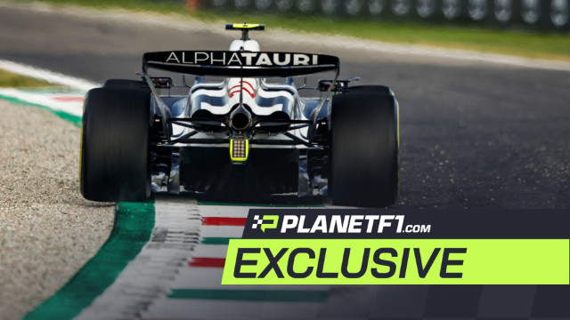 Monza: An AlphaTauri F1 car, owned by Red Bull, drives during the Italian Grand Prix weekend.