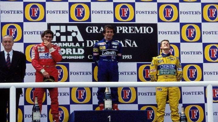 Alain Prost, Ayrton Senna and Michael Schumacher in, the best podium in the story of F1? - AM850