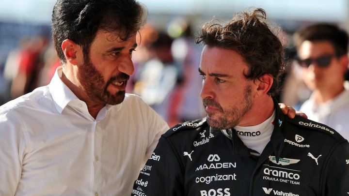 Mohammed Ben Sulayem and Fernando Alonso