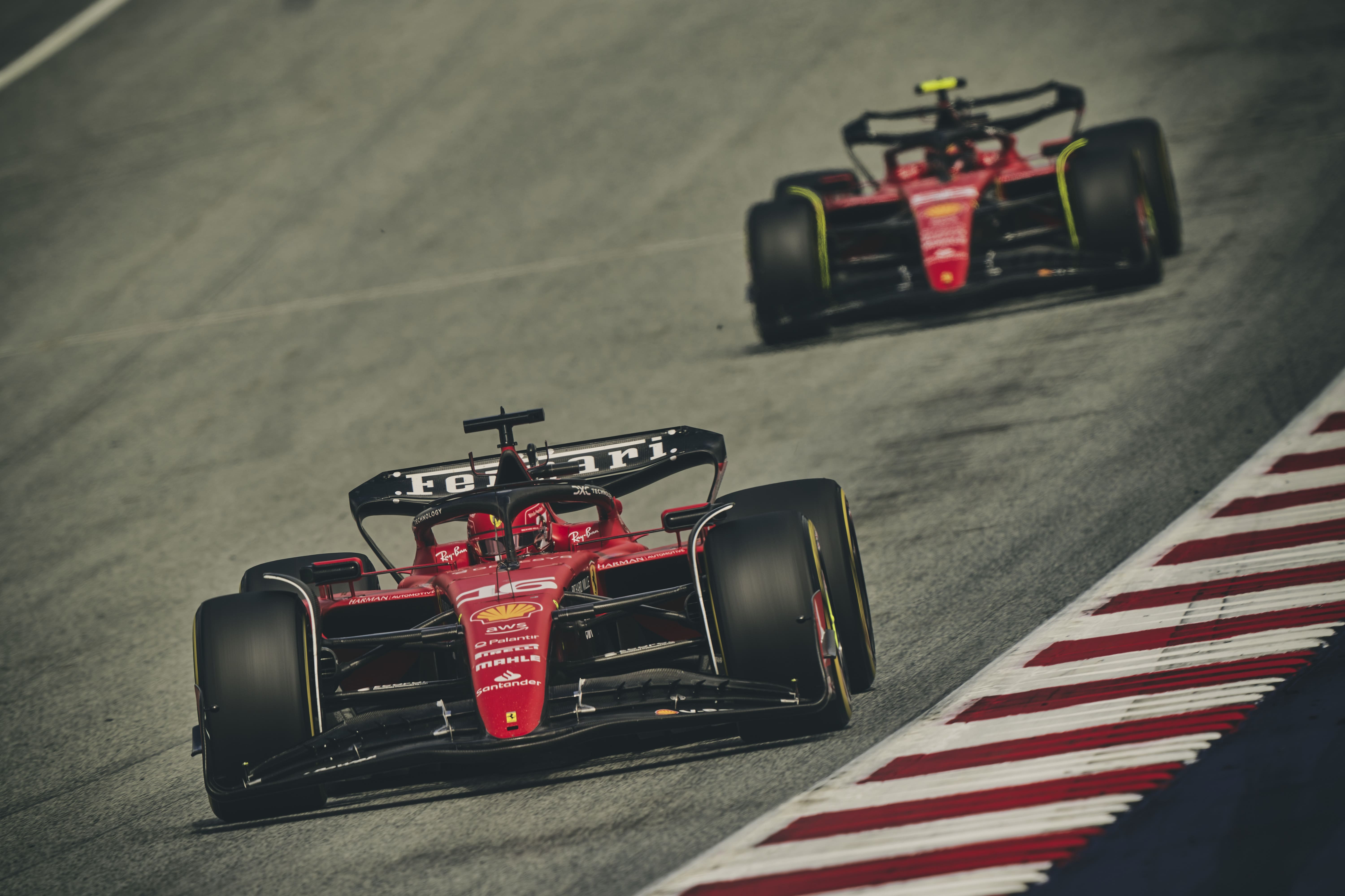 查尔斯·勒克莱尔·卡洛斯·塞恩斯·法拉利 F1 奥地利大奖赛